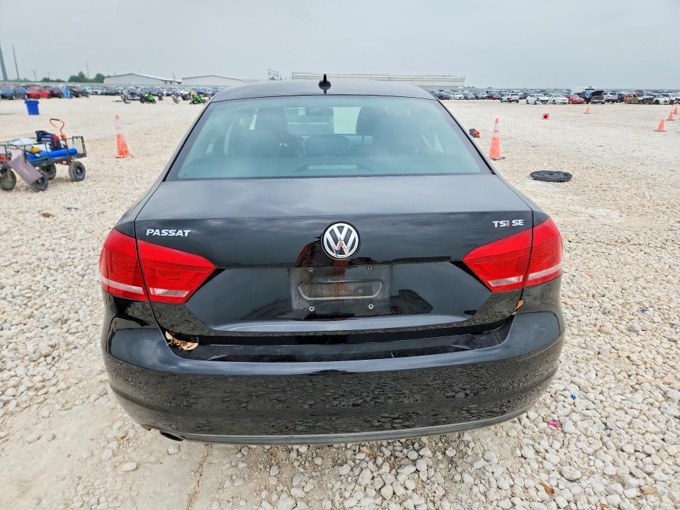 2014 Volkswagen Passat VIN 1VWBT7A38EC074822 COPART salvage auction — FRONT END, Tx - Salvage Vehicle Title, sold $800 on 2026-07-02 (photo 6)