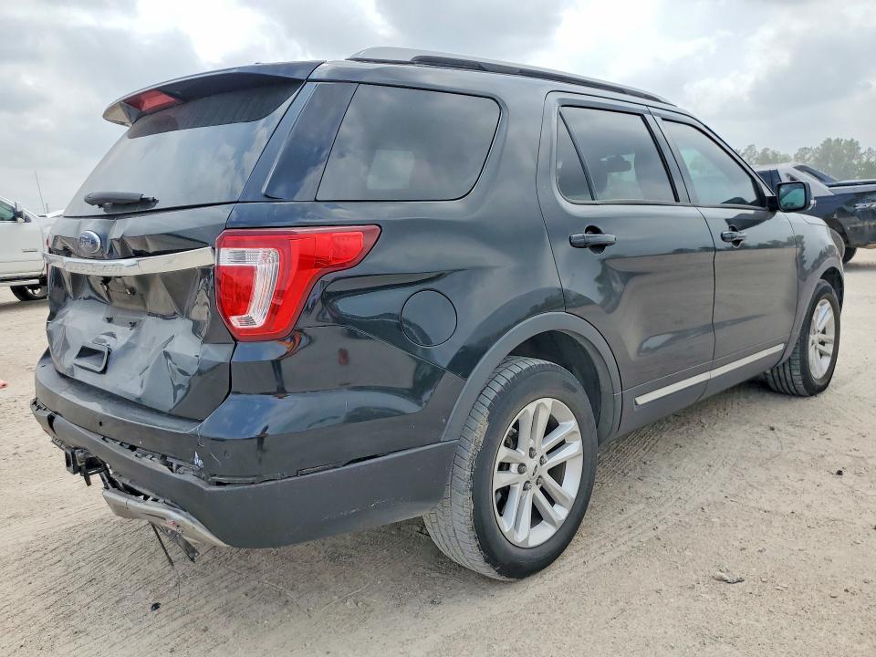 2017 Ford Explorer VIN 1FM5K7D86HGD63605 COPART salvage auction — REAR END, Tx - Salvage Vehicle Title, sold $3,500 on 2026-07-02 (photo 3)