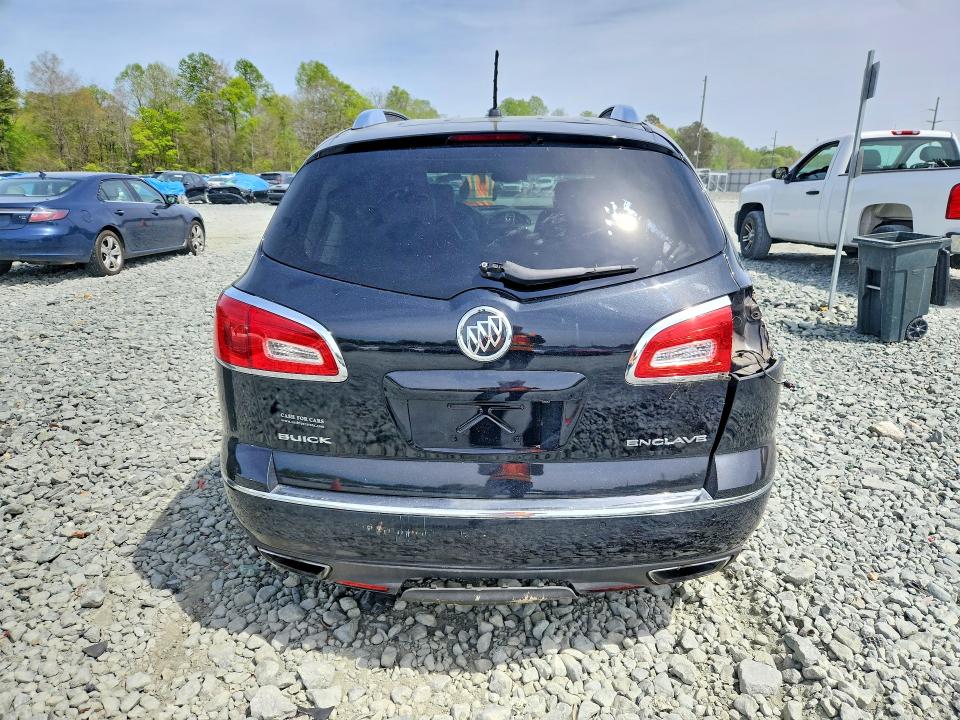 2015 Buick Enclave VIN 5GAKRAKD6FJ216539 COPART salvage auction — FRONT END, Nc - Salvage Certificate Of Title, sold $600 on 2026-07-29 (photo 6)