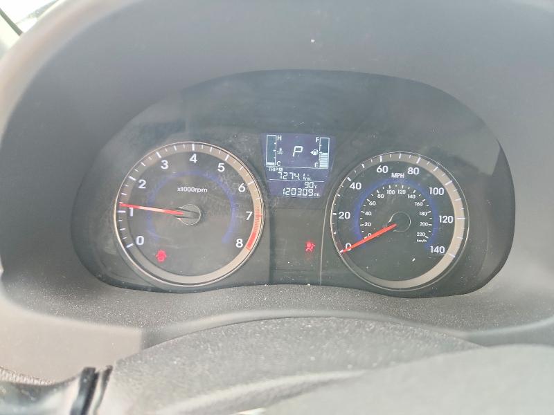 2016 Hyundai Accent VIN KMHCT4AE4GU973189 COPART salvage auction — REAR END, ID - SALVAGE CERTIFICATE OF TITLE, sold $850 on 2026-07-07 (photo 9)