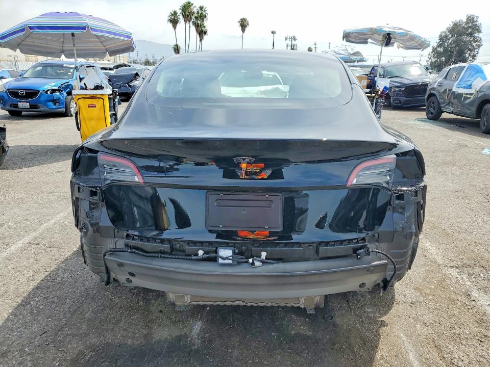 2023 Tesla Model 3 VIN 5YJ3E1EA7PF706481 COPART salvage auction — FRONT END, Ca - Salvage Certificate, sold $8,600 on 2026-07-02 (photo 6)