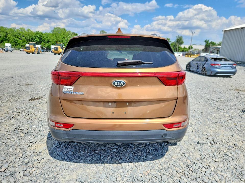 2017 Kia Sportage VIN KNDPMCAC5H7206303 COPART salvage auction — SIDE, Ga - Cert Of Title-Salvage, sold $2,900 on 2026-07-28 (photo 6)