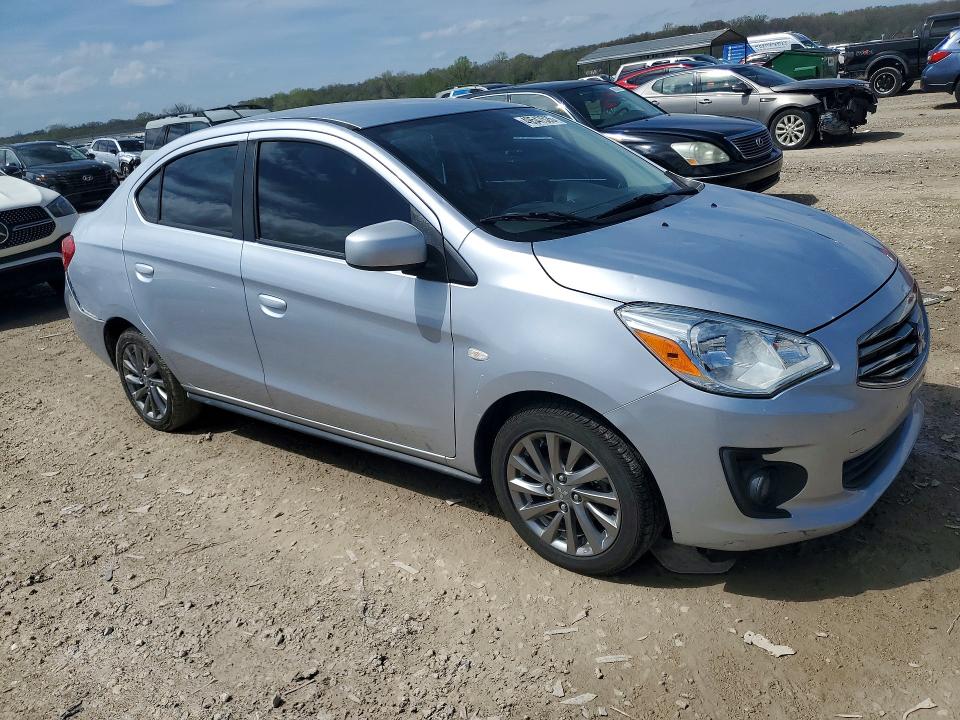 2019 Mitsubishi Mirage VIN ML32F3FJ5KHF11691 COPART salvage auction — HAIL, MO - SALVAGE CERTIFICATE OF TITLE, sold $2,100 on 2026-07-28 (photo 4)