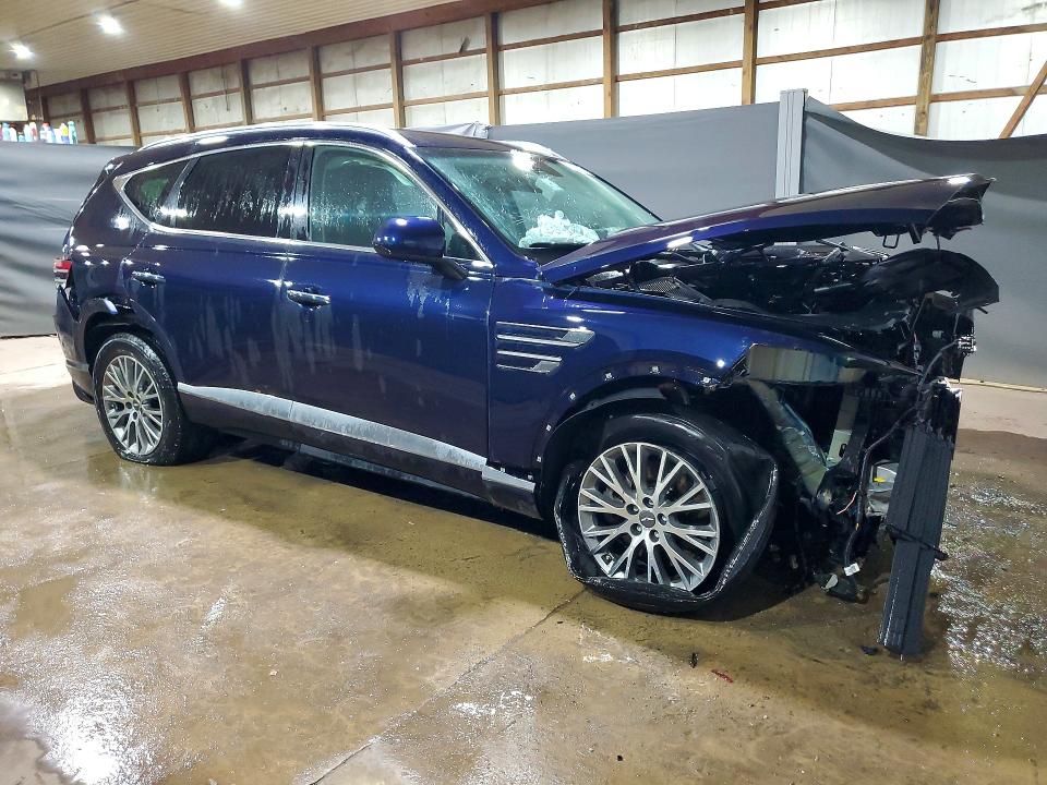 2024 Genesis Gv80 VIN KMUHBDSB7RU177408 COPART salvage auction — FRONT END, Fl - Certificate Of Destruction, sold $9,200 on 2026-07-09 (photo 4)