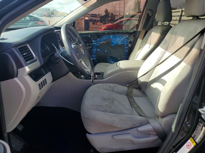 2014 Toyota Highlander VIN 5TDZKRFH3ES010254 COPART salvage auction — FRONT END, Fl - Cert Of Title Slvg Rebuildable, sold $5,200 on 2026-07-06 (photo 7)