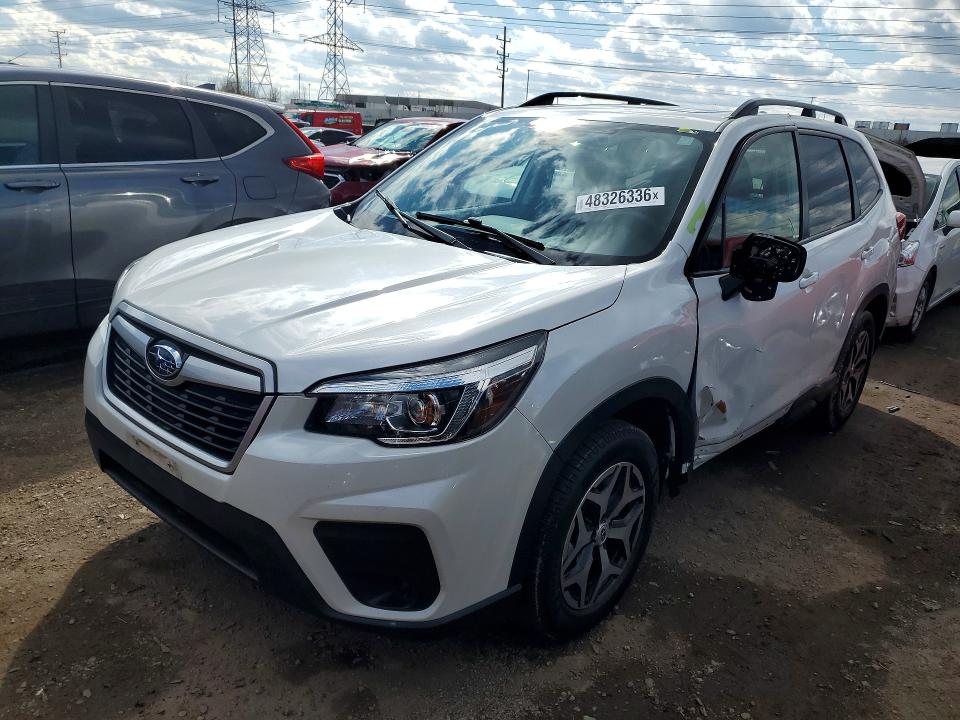 2019 Subaru Forester VIN JF2SKAEC6KH525890 COPART salvage auction — SIDE, IL - SALVAGE CERTIFICATE, sold $4,850 on 2026-07-28 (photo 1)