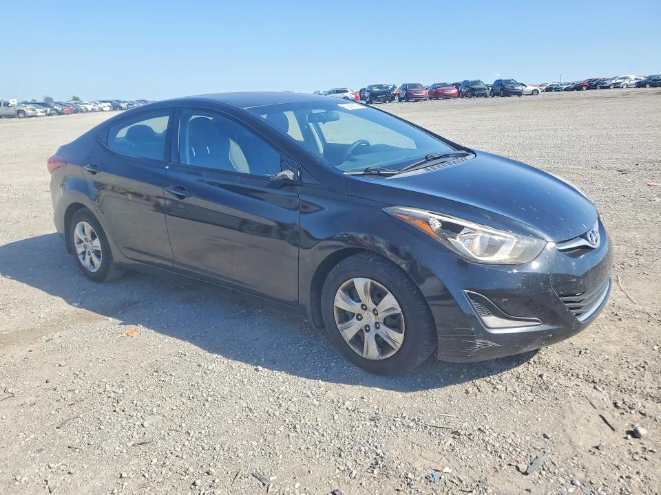 2016 Hyundai Elantra VIN 5NPDH4AE4GH714822 COPART salvage auction — REAR END, Ky - Cert Of Title-Salvage, sold $875 on 2026-07-09 (photo 4)