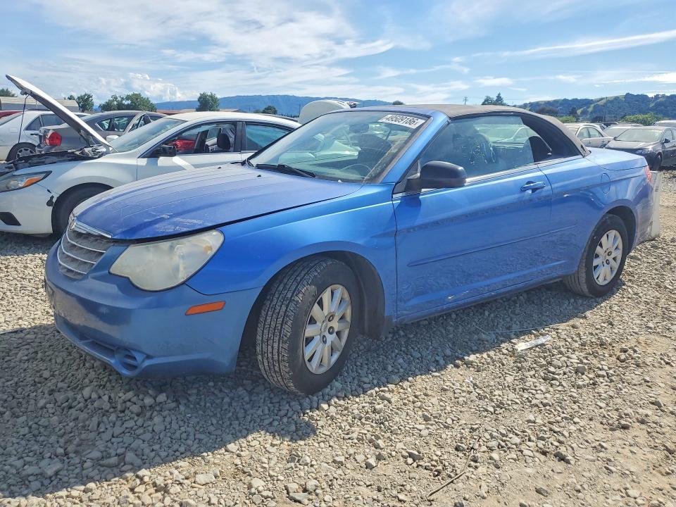 2008 Chrysler Sebring VIN 1C3LC45K48N643167 COPART salvage auction — MINOR DENT/SCRATCHES, Ca - Dis/Dlr/Exp Only Clean Title (P), sold $475 on 2026-07-02 (photo 1)