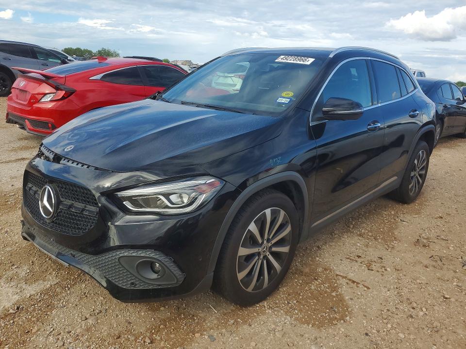 2021 Mercedes-benz Gla-klasse VIN W1N4N4GB4MJ192646 COPART salvage auction — FRONT END, Tx - Salvage Vehicle Title, sold $100 on 2026-07-30 (photo 1)
