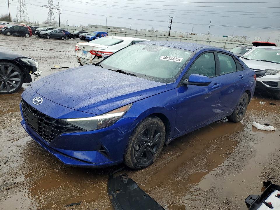2023 Hyundai Elantra VIN KMHLM4AJ5PU071886 COPART salvage auction — SIDE, Id - Salvage Certificate Of Title, sold $4,700 on 2026-07-14 (photo 1)