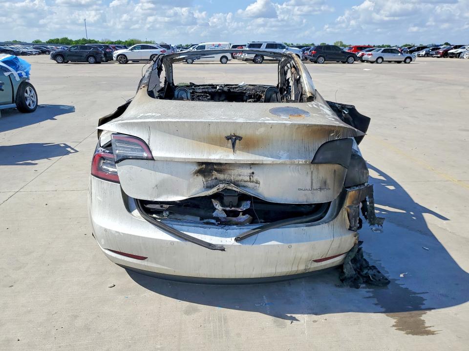 2021 Tesla Model 3 VIN 5YJ3E1EB9MF927150 COPART salvage auction — BURN, Tx - Nonrepairable Title, sold $325 on 2026-07-06 (photo 6)