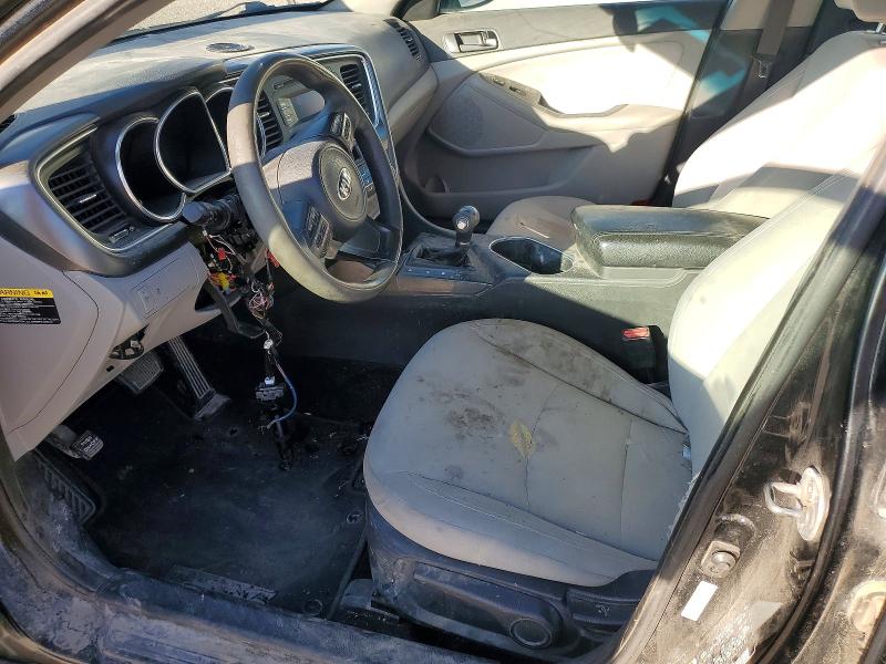 2014 Kia Optima VIN 5XXGM4A79EG269089 COPART salvage auction — FRONT END, Ut - Salvage Certificate, sold $350 on 2026-07-27 (photo 7)