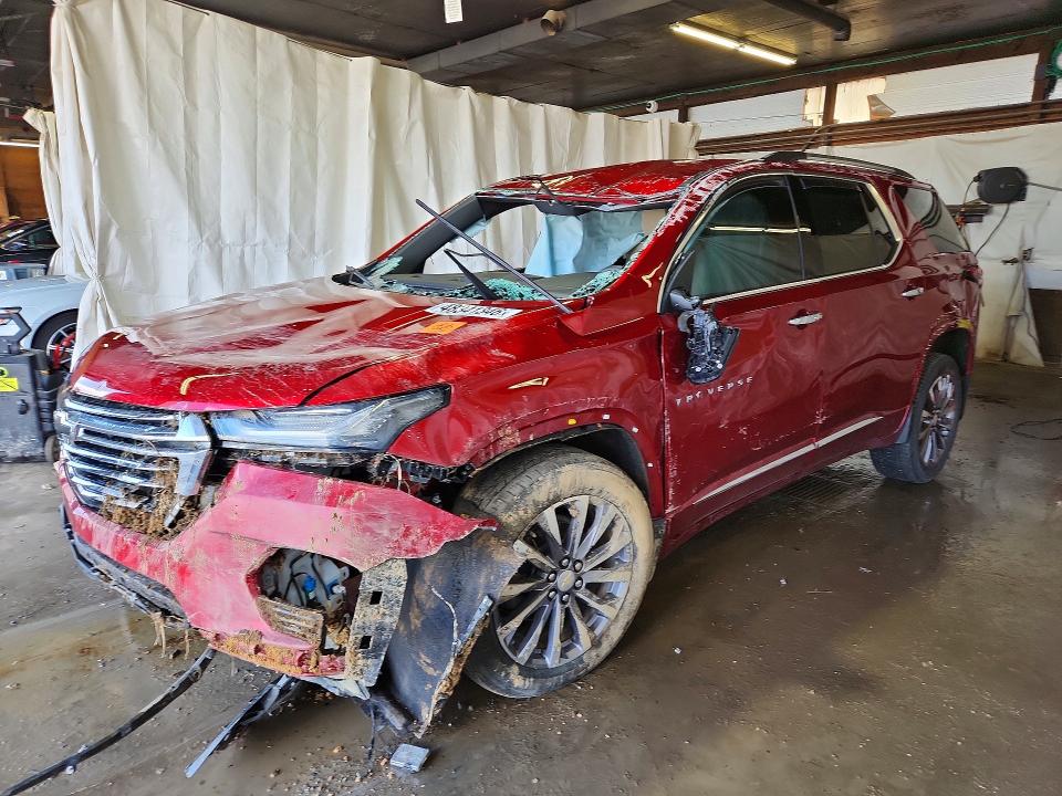 2023 Chevrolet Traverse VIN 1GNEVKKW2PJ165130 COPART salvage auction — ALL OVER, Pa - Certificate Of Salvage, sold $2,050 on 2026-07-02 (photo 1)