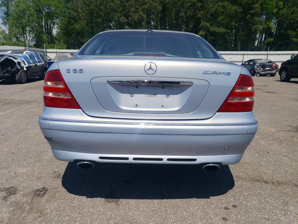 2001 Mercedes-benz S class VIN WDBNG73J51A202955 COPART salvage auction — FRONT END, NJ - DEALER ONLY CLEAN TITLE, sold $325 on 2026-07-21 (photo 6)