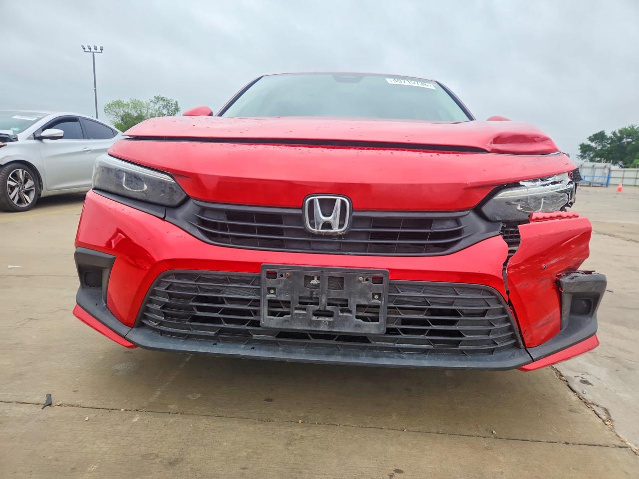 2022 Honda Civic VIN 2HGFE2F29NH507936 COPART salvage auction — Rear End, TX - SALVAGE VEHICLE TITLE, sold $3,500 on 2026-06-25 (photo 5)