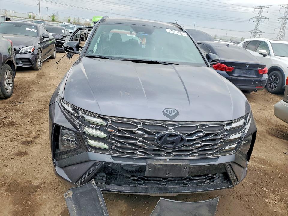 2025 Hyundai Tucson VIN KM8JFDD16SU302042 COPART salvage auction — SIDE, Il - Salvage Certificate, sold $9,200 on 2026-07-21 (photo 5)