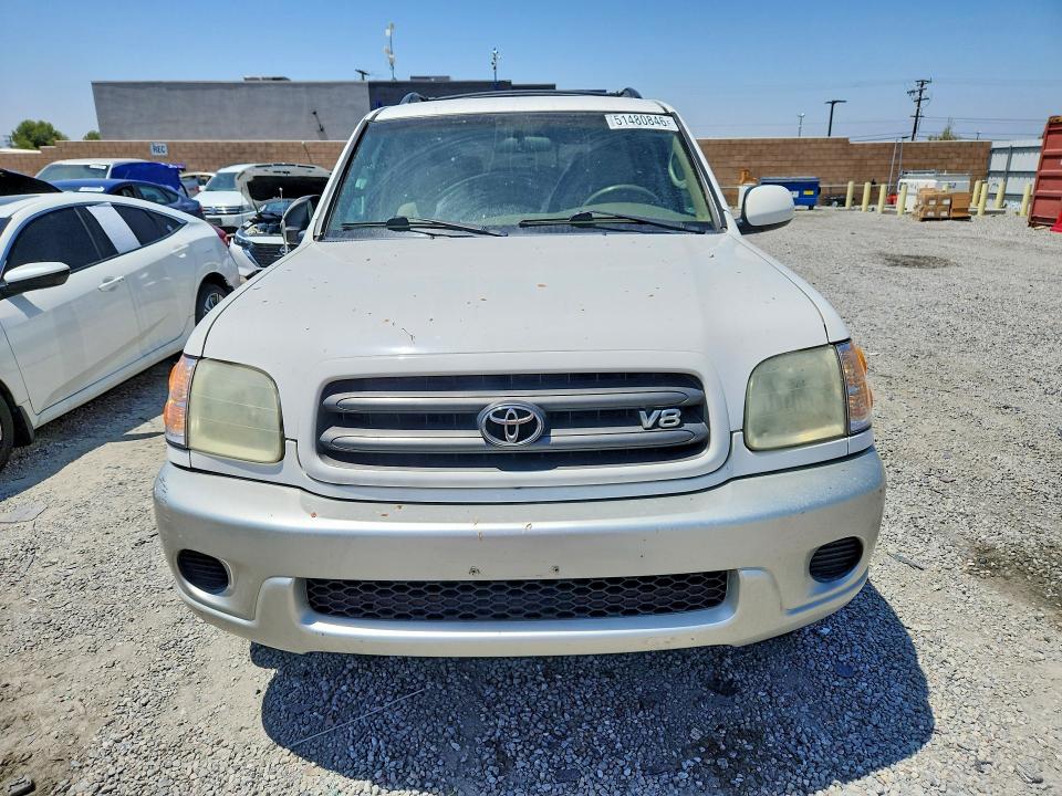 2003 Toyota Sequoia VIN 5TDZT34A63S147606 COPART salvage auction — SIDE, Ca - Salvage Certificate, sold $875 on 2026-07-08 (photo 5)