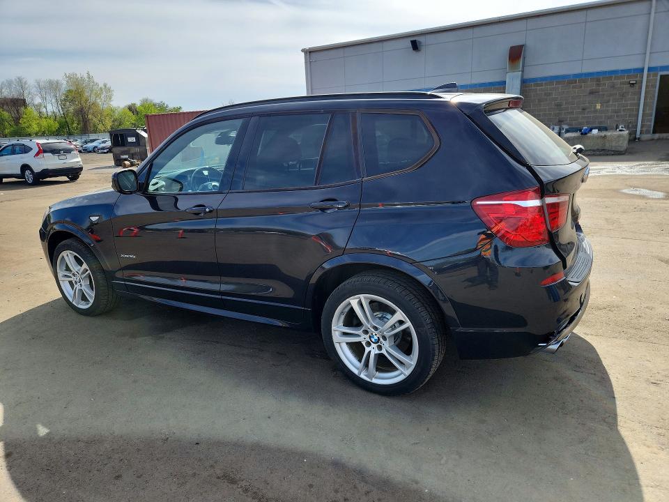 2013 BMW VIN 5UXWX7C51DL981562 COPART salvage auction — REAR END, CT, sold $2,000 on 2026-07-14 (photo 2)