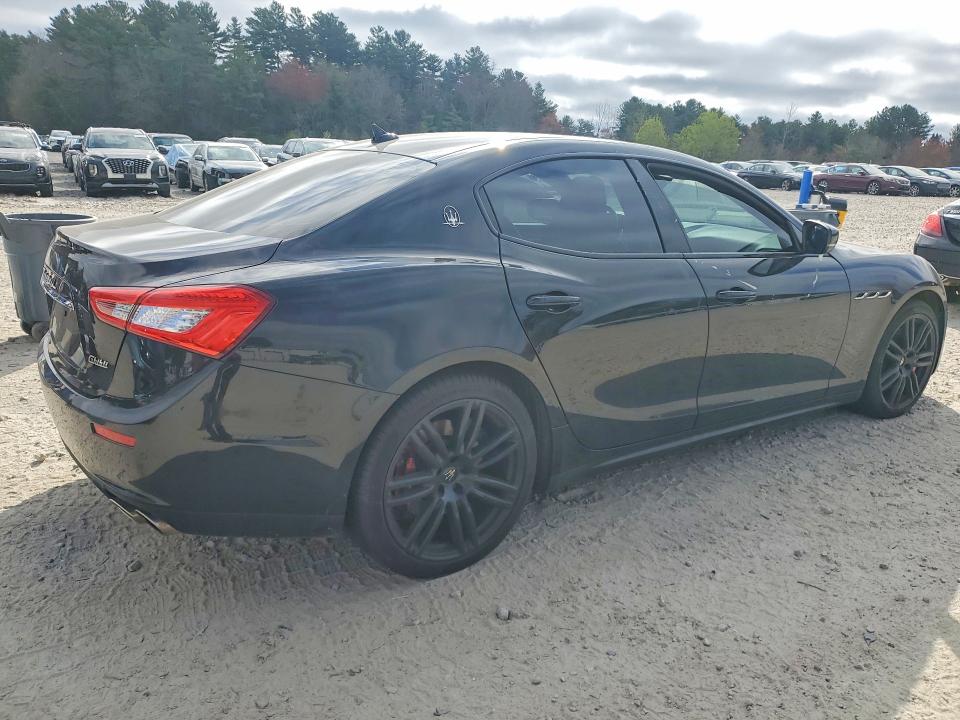 2017 Maserati Ghibli VIN ZAM57RTS0H1249547 COPART salvage auction — WATER/FLOOD, Salvage Title, sold $2,350 on 2026-08-24 (photo 3)