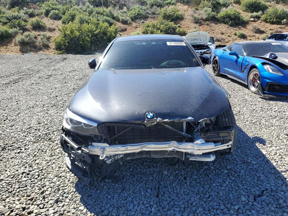 2019 BMW 5 series VIN WBAJE5C52KG919015 COPART salvage auction — FRONT END, Nv - Salvage Title, sold $7,800 on 2026-08-20 (photo 5)