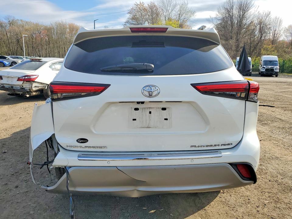 2021 Toyota Highlander VIN 5TDFZRBH4MS078923 COPART salvage auction — FRONT END, Ma - Cert Of Title-Salvage, sold $5,200 on 2026-07-23 (photo 6)