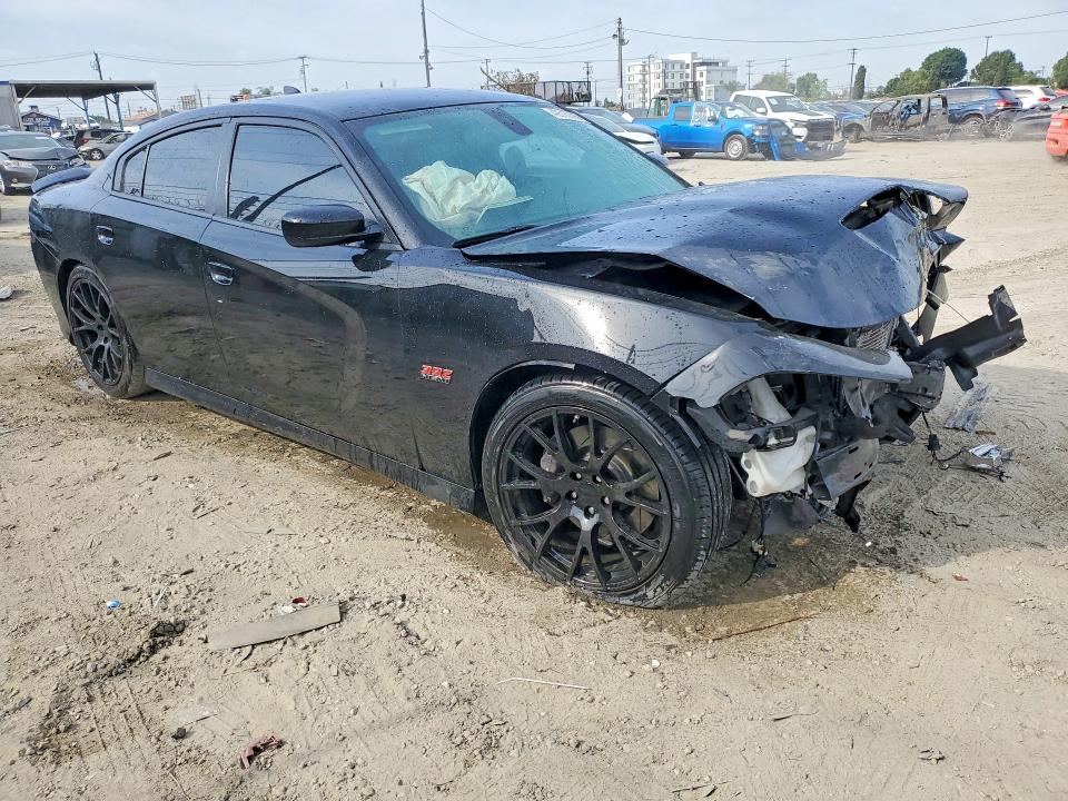 2018 Dodge Charger VIN 2C3CDXGJ1JH273815 COPART salvage auction — FRONT END, Ca - Salvage Certificate, sold $3,850 on 2026-07-02 (photo 4)