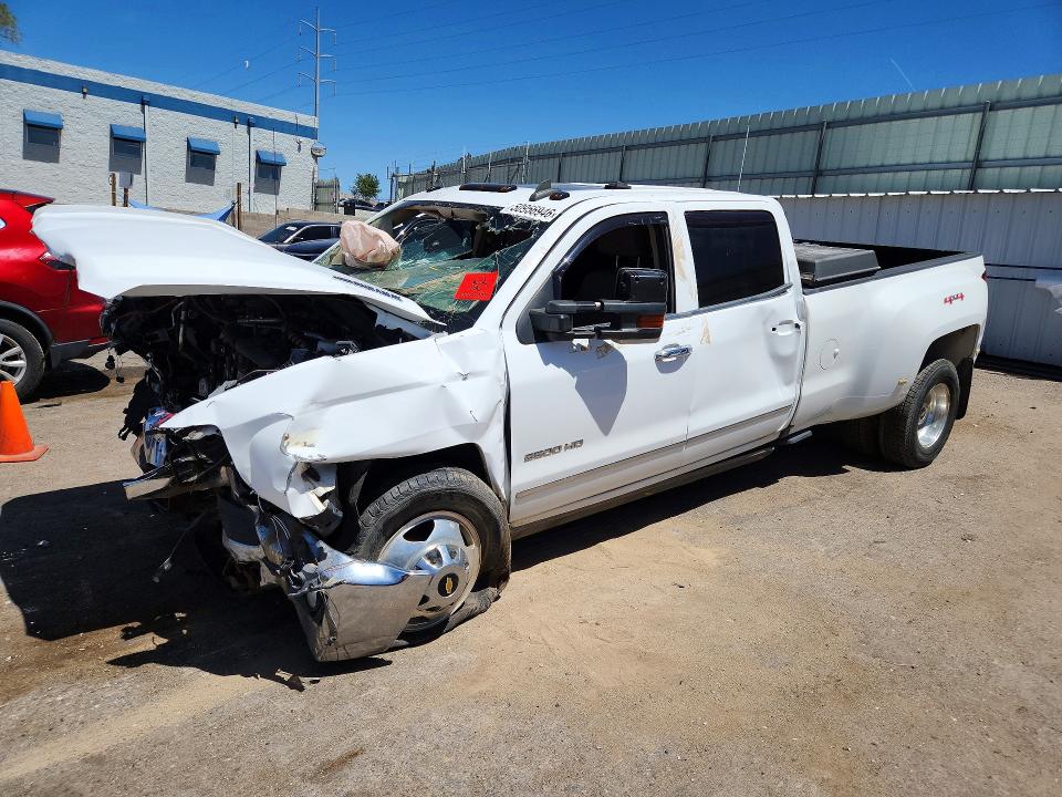 2016 Chevrolet Silverado 3500 VIN 1GC4K0E86GF140295 COPART salvage auction — FRONT END, AZ - CERT OF TITLE - SALVAGE, sold $9,925 on 2026-07-30 (photo 1)