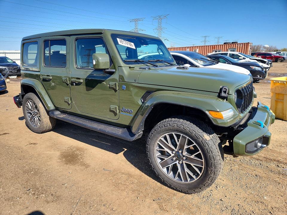 2024 Jeep Wrangler / VIN 1C4RJXU64RW198278 COPART salvage auction — REAR END, Il - Salvage Certificate, sold $10,800 on 2026-07-28 (photo 4)