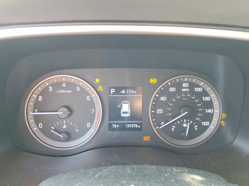 2019 Hyundai Tucson VIN KM8J2CA4XKU955428 COPART salvage auction — HAIL, IN - CERTIFICATE OF TITLE, sold $2,800 on 2026-07-14 (photo 9)