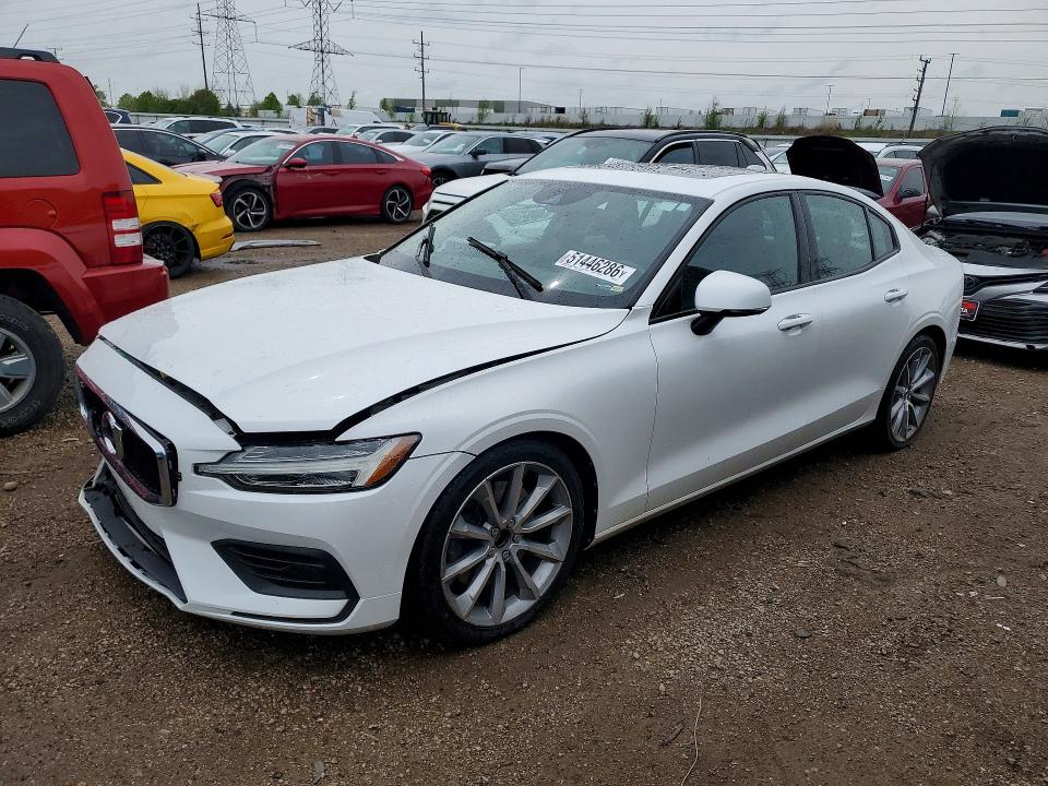 2019 Volvo S60 VIN 7JRA22TKXKG015057 COPART salvage auction — FRONT END, Il - Salvage Certificate, sold $3,500 on 2026-07-07 (photo 1)