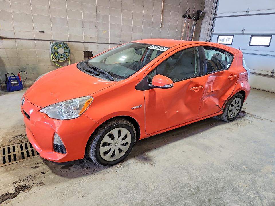 2014 Toyota Prius VIN JTDKDTB33E1080742 COPART salvage auction — SIDE, Mn - Cert Of Title-Salvage, sold $500 on 2026-07-28 (photo 1)