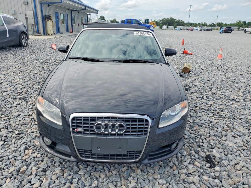 2007 Audi A4 VIN WAUEF48H67K019427 COPART salvage auction — SIDE, Fl - Cert Of Title Slvg Rebuildable, sold $400 on 2026-07-07 (photo 5)