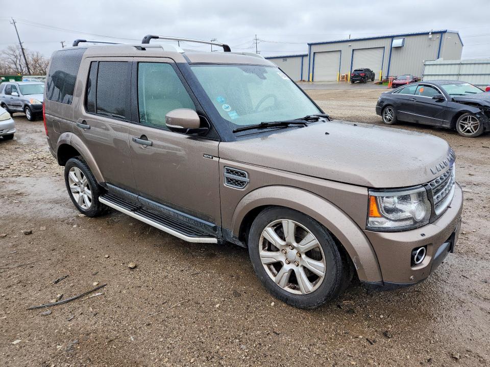 2016 Land rover VIN SALAG2V68GA804410 COPART salvage auction — MECHANICAL, Il - Certificate Of Title (P), sold $1,400 on 2026-07-22 (photo 4)