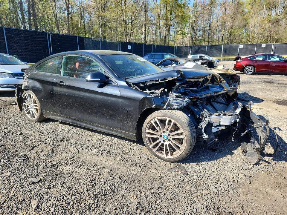 2015 BMW 4er VIN WBA3N7C54FK224509 COPART salvage auction — FRONT END, Id - Salvage Certificate Of Title, sold $275 on 2026-08-04 (photo 4)
