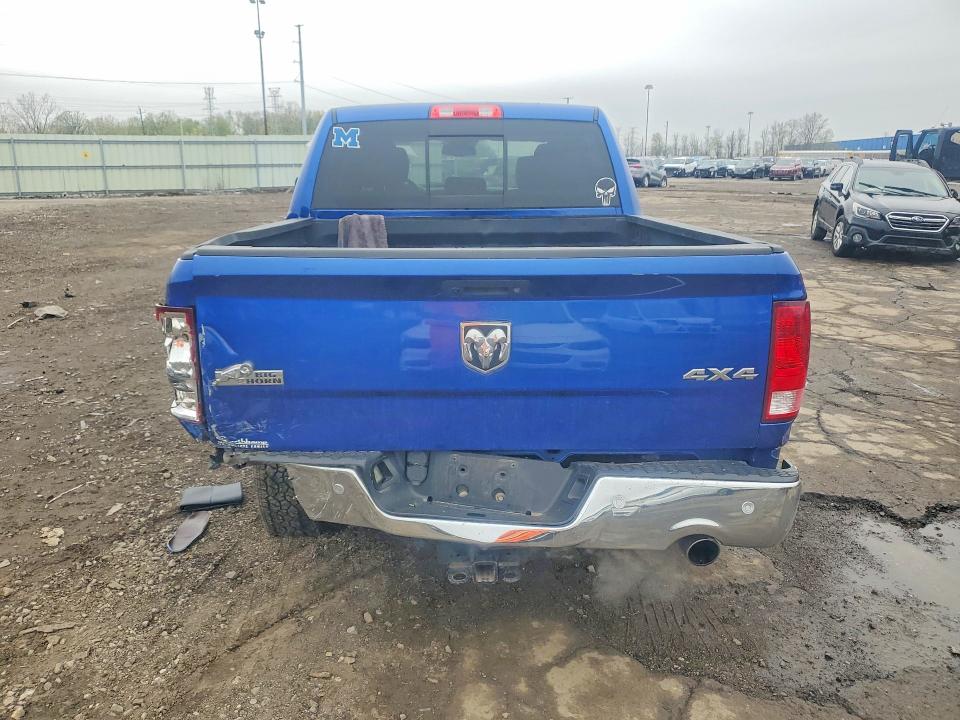 2018 Ram 1500 VIN 3C6RR7LT6JG265070 COPART salvage auction — REAR END, Mi - Certificate Of Title, sold $5,600 on 2026-07-02 (photo 6)