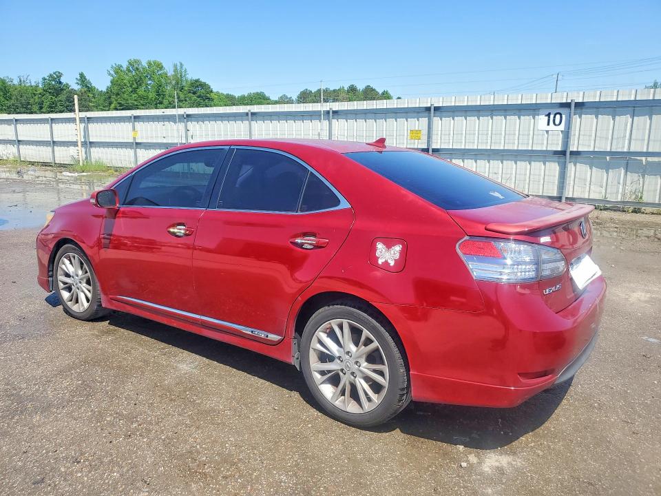 2010 Lexus Hs VIN JTHBB1BA7A2001178 COPART salvage auction — FRONT END, GA - CERT OF TITLE-SALVAGE, sold $80 on 2026-07-23 (photo 2)