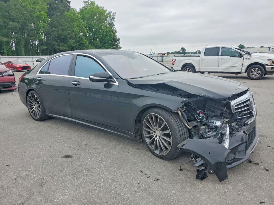 2014 Mercedes-benz S-klasse VIN WDDUG8FB6EA026842 COPART salvage auction — FRONT END, Nc - Salvage Certificate Of Title, sold $3,700 on 2026-07-24 (photo 4)
