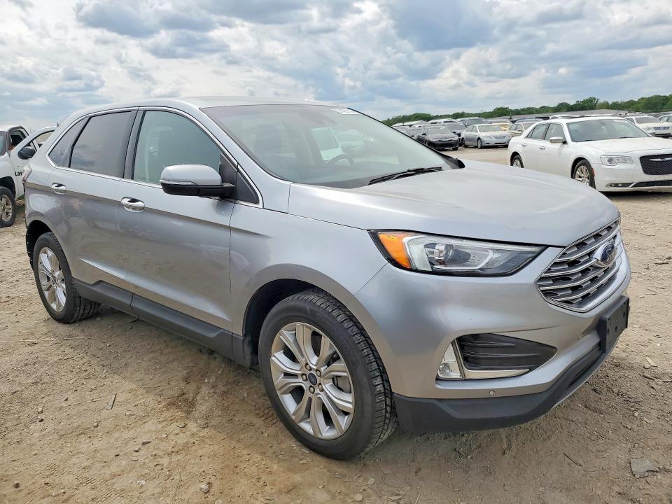 2022 Ford Edge VIN 2FMPK4K94NBA09636 COPART salvage auction — REAR END, Ks - Cert Of Title-Salvage, sold $5,000 on 2026-07-09 (photo 4)
