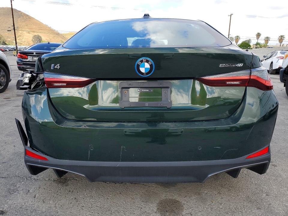2024 BMW I4 VIN WBY73AW07RFT33632 COPART salvage auction — SIDE, Ca - Dis/Dlr/Exp Only Clean Title, sold $5,900 on 2026-07-23 (photo 6)