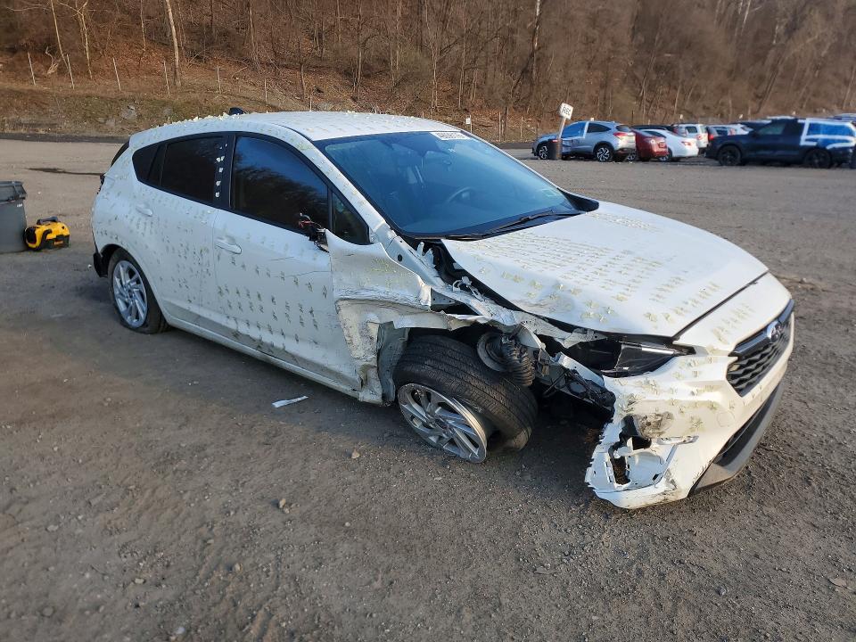 2024 Subaru Impreza VIN JF1GUABC3R8884620 COPART salvage auction — FRONT END, NY - MV-907A SALVAGE CERTIFICATE, sold $350 on 2026-07-23 (photo 4)