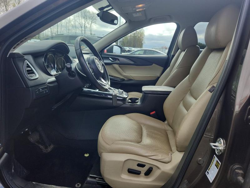 2016 Mazda Cx-9 VIN JM3TCBCY1G0102491 COPART salvage auction — FRONT END, Ct - Cert Of Title-Salvage, sold $3,300 on 2026-07-09 (photo 1)