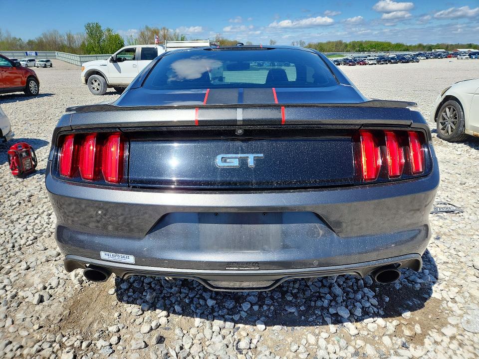 2017 Ford Mustang VIN 1FA6P8CFXH5303506 COPART salvage auction — FRONT END, Mi - Certificate Of Title, sold $5,700 on 2026-07-11 (photo 6)