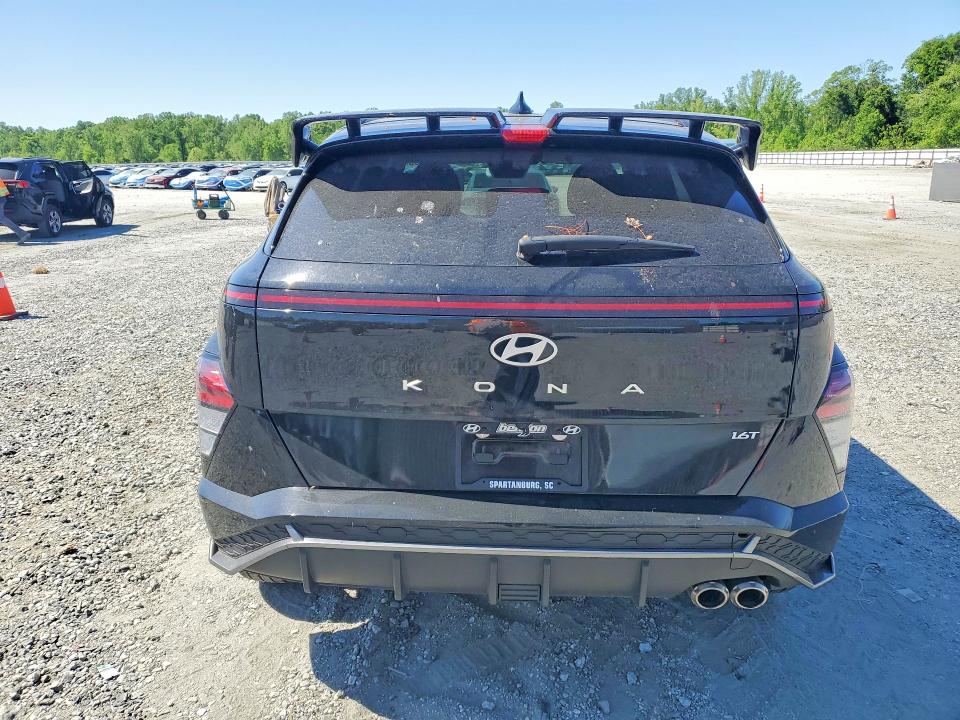 2025 Hyundai Kona VIN KM8HB3A39SU187933 COPART salvage auction — FRONT END, SC - CERT OF TITLE-SALVAGE, sold $7,100 on 2026-07-06 (photo 6)