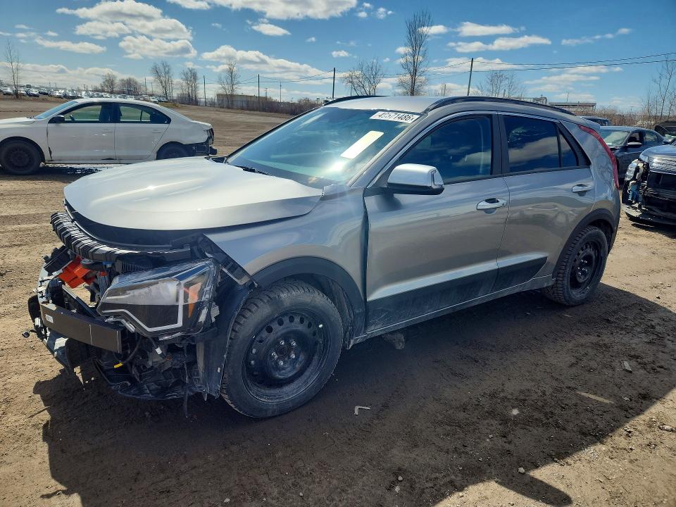2026 Kia Niro VIN KNDCR3L14T5146465 COPART salvage auction — FRONT END, Qc - Gravement Accidente, sold $1,350 on 2026-07-14 (photo 1)