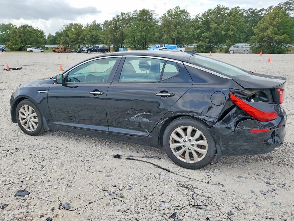 2014 Kia Optima VIN 5XXGN4A77EG328458 COPART salvage auction — SIDE, Tx - Certificate Of Title, sold $700 on 2026-07-02 (photo 2)