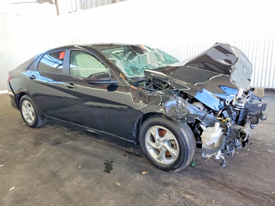 2021 Hyundai Elantra VIN KMHLL4AG2MU213243 COPART salvage auction — FRONT END, Fl - Certificate Of Title, sold $375 on 2026-07-28 (photo 4)