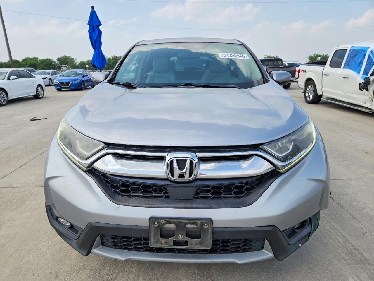 2018 Honda CR-V VIN 7FARW1H82JE036415 COPART salvage auction — Front End, TX - CERTIFICATE OF TITLE (P), sold $7,100 on 2026-07-08 (photo 5)