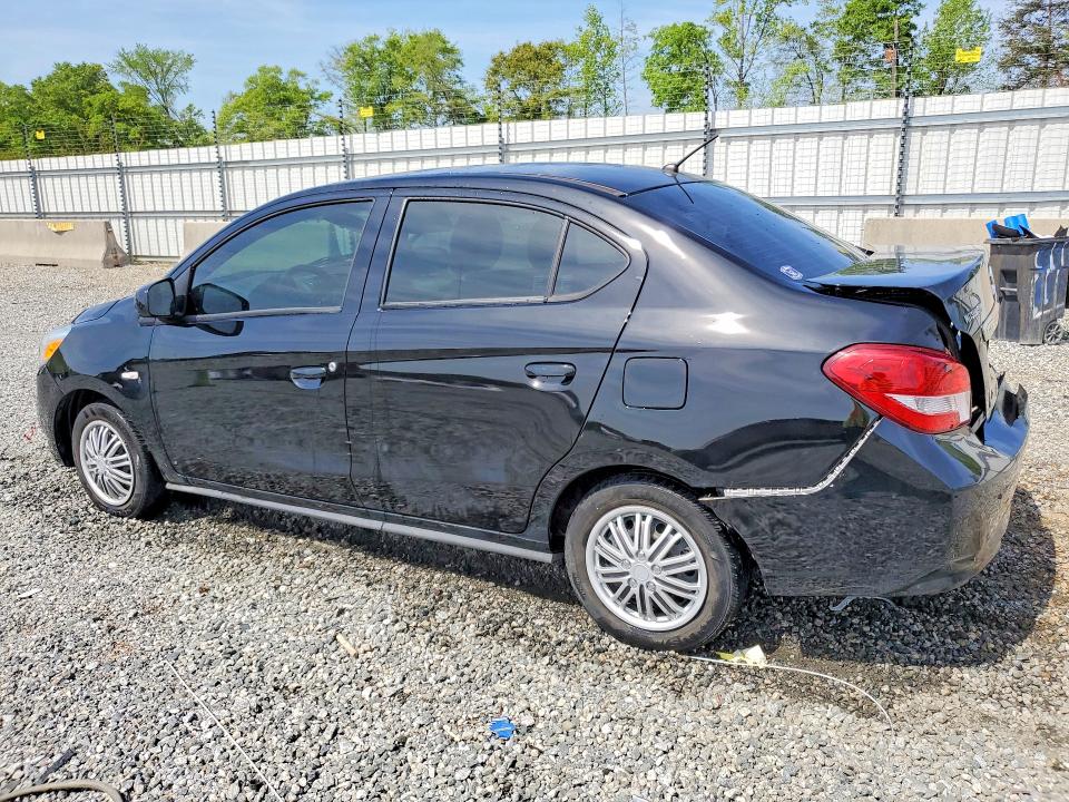 2019 Mitsubishi Mirage VIN ML32F3FJ9KHF11306 COPART salvage auction — REAR END, Sc - Cert Of Title-Salvage, sold $1,700 on 2026-07-20 (photo 2)