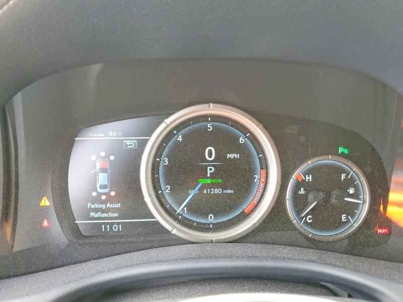 2020 Lexus Gs VIN JTHEZ1CL3LA012700 COPART salvage auction — REAR END, Id - Salvage Certificate Of Title, sold $2,600 on 2026-07-22 (photo 9)