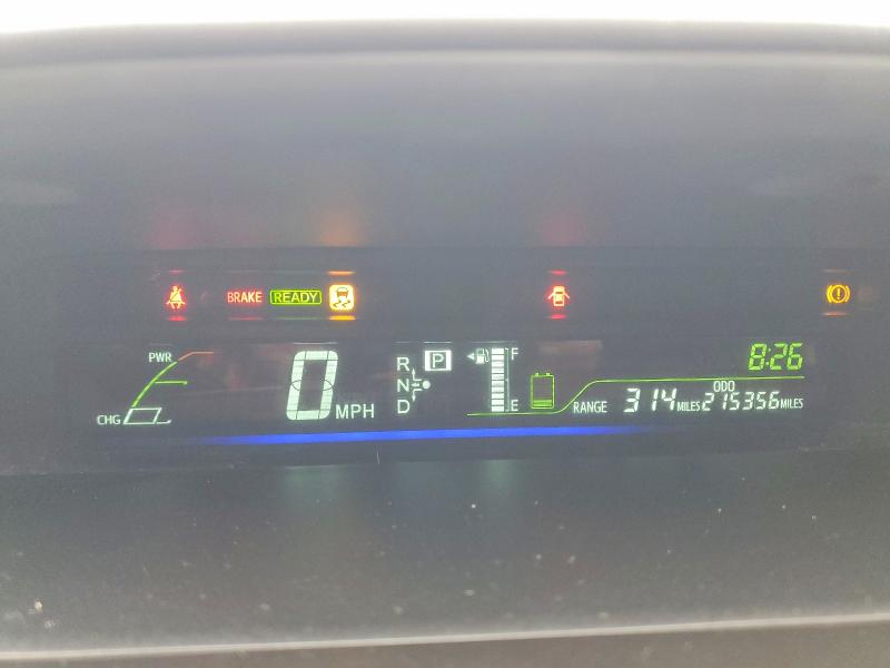 2014 Toyota Prius v VIN JTDZN3EU6EJ005100 COPART salvage auction — SIDE, CA - SALVAGE CERTIFICATE, sold $2,100 on 2026-07-20 (photo 9)